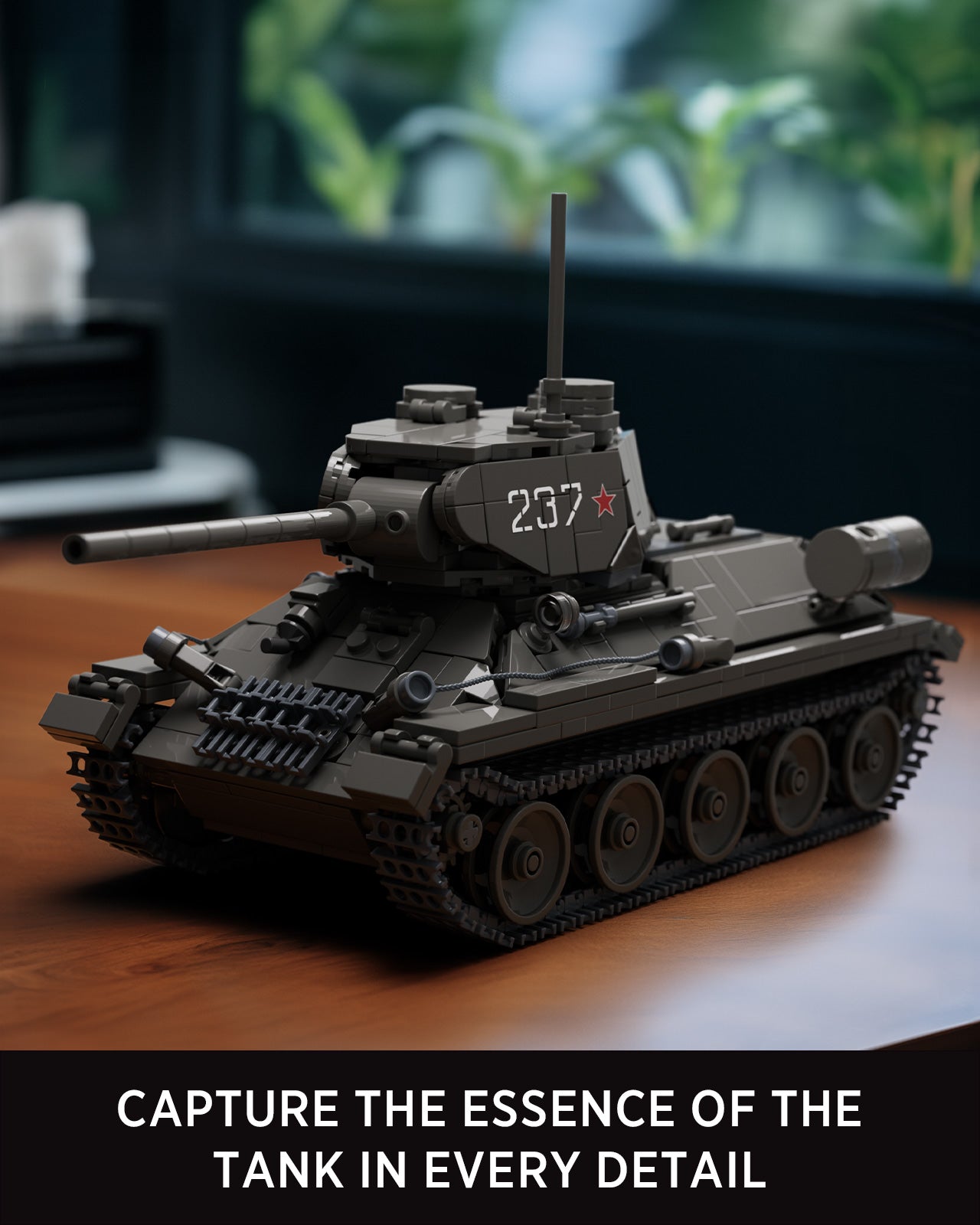 Nifeliz T34 Tank bouwset - Militair schaalmodel