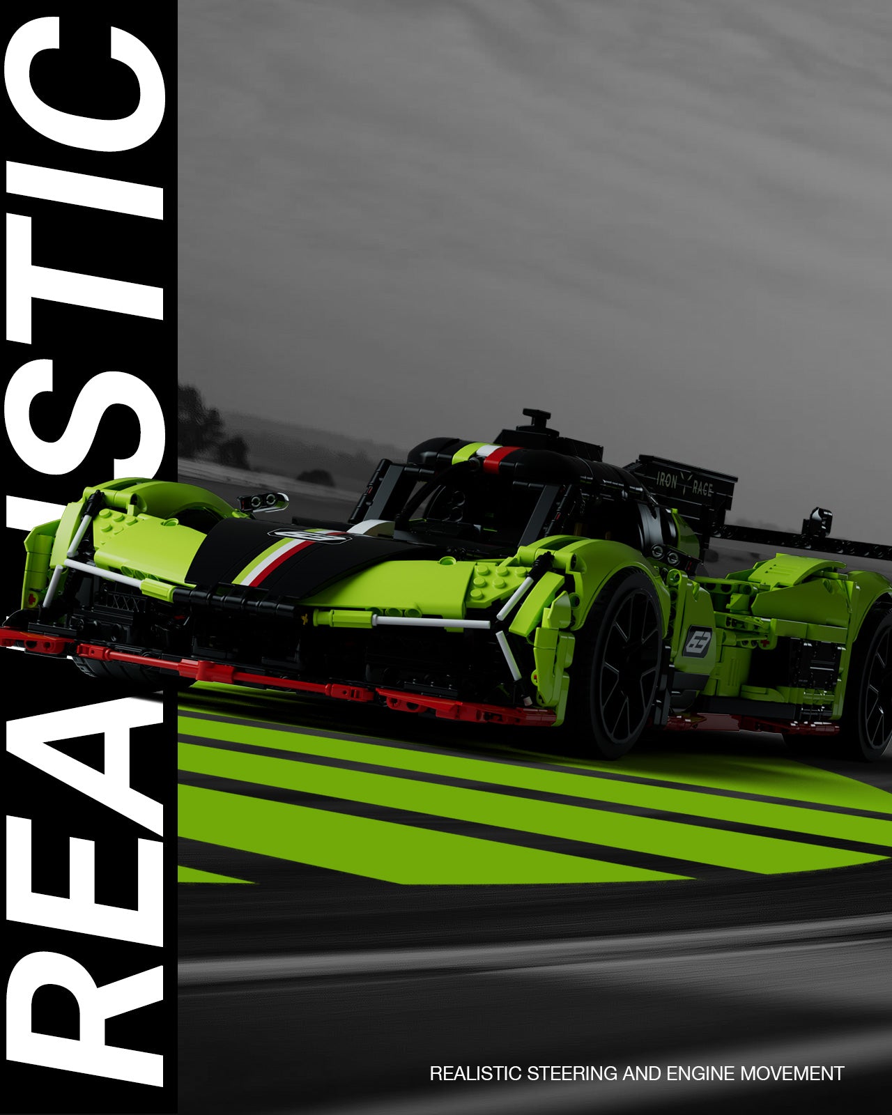 Nifeliz S63 schaaldmodel Hypercar - Technic bouwset 1:8