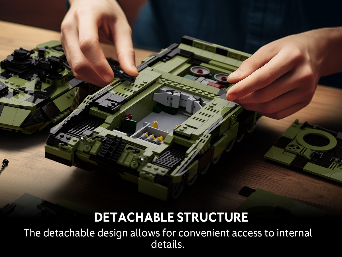 Nifeliz Leopard 2 A7 Tank bouwset - Militair schaalmodel