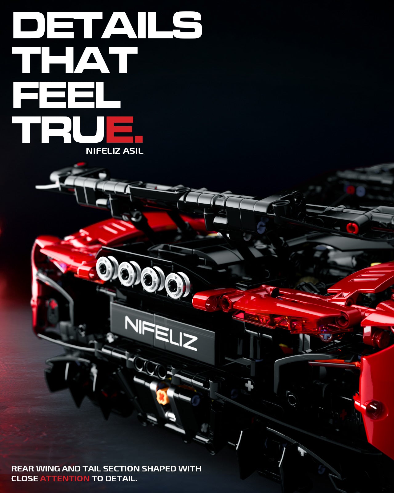 PRE-ORDER Nifeliz Asil Race auto bouwset