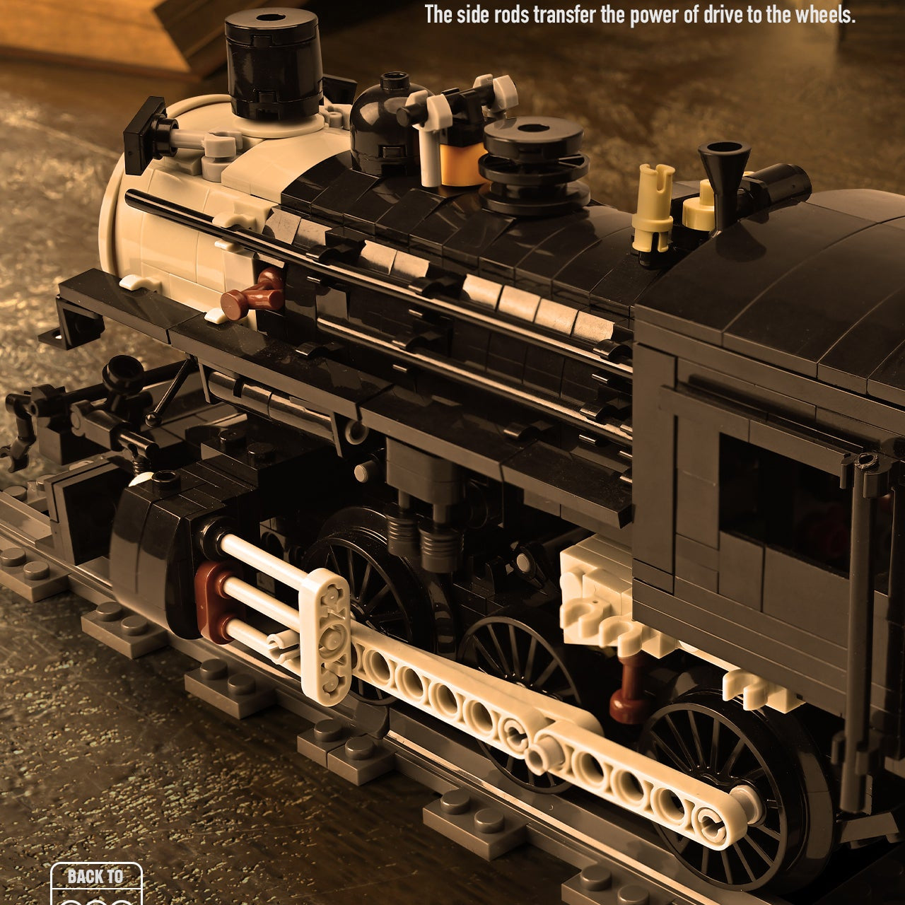 Nifeliz CN5700 Stoomtrein bouwset - 1:38 schaalmodel