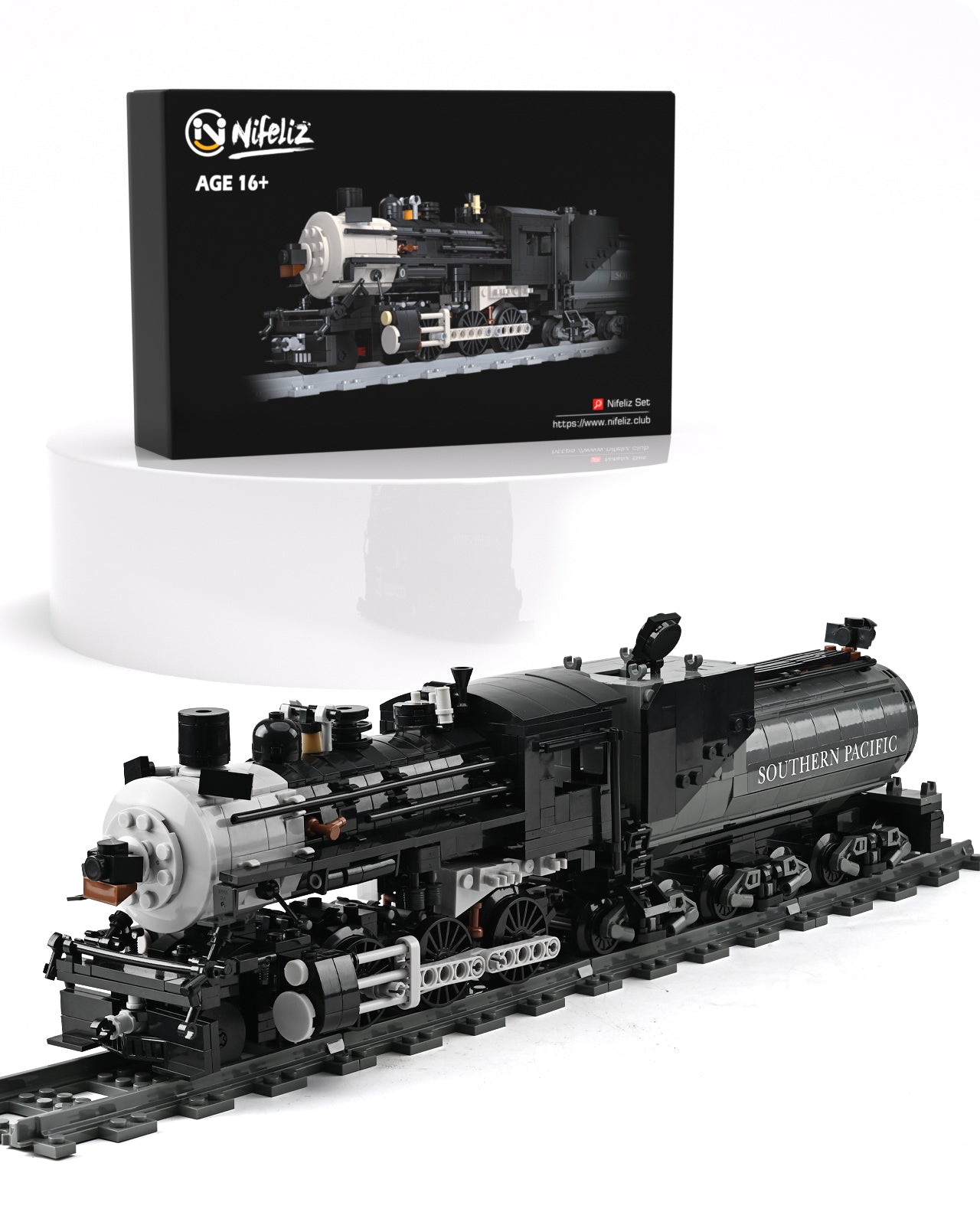 Nifeliz CN5700 Stoomtrein bouwset - 1:38 schaalmodel