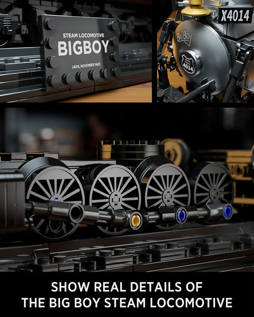Nifeliz Big Boy Stoomtrein bouwset - Schaalmodel