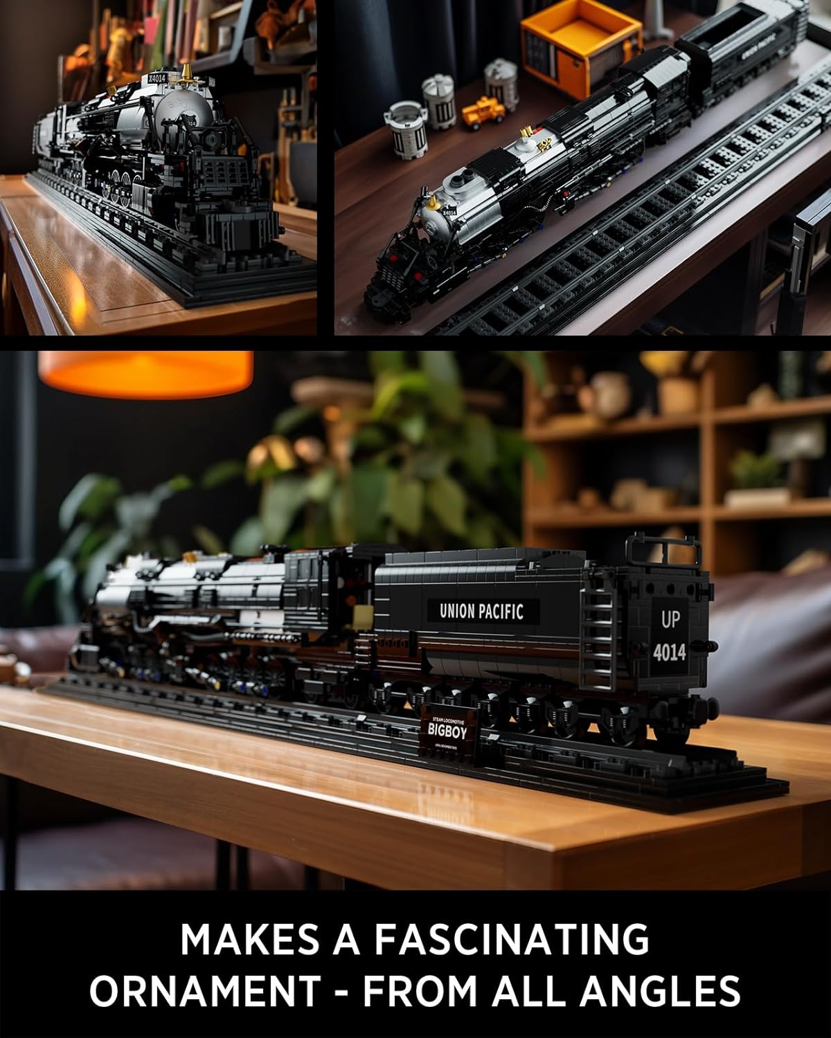 Nifeliz Big Boy Stoomtrein bouwset - Schaalmodel