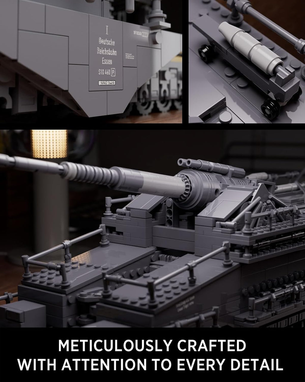 PRE-ORDER Nifeliz Dora Railgun-Schwerer Gustav bouwset