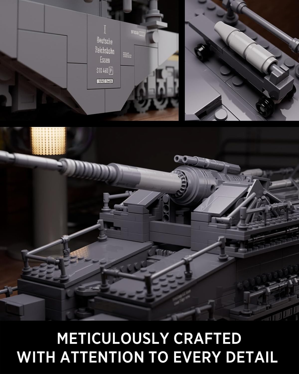 PRE-ORDER Nifeliz Dora Railgun-Schwerer Gustav bouwset