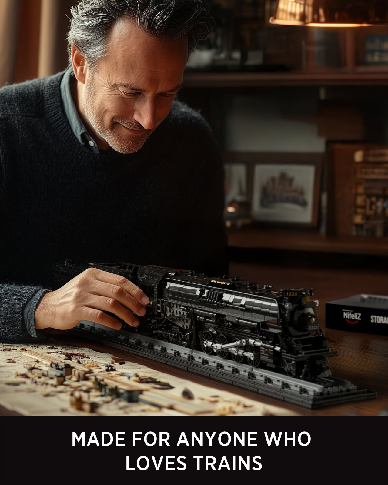 PRE-ORDER Nifeliz Locomotief trein bouwset