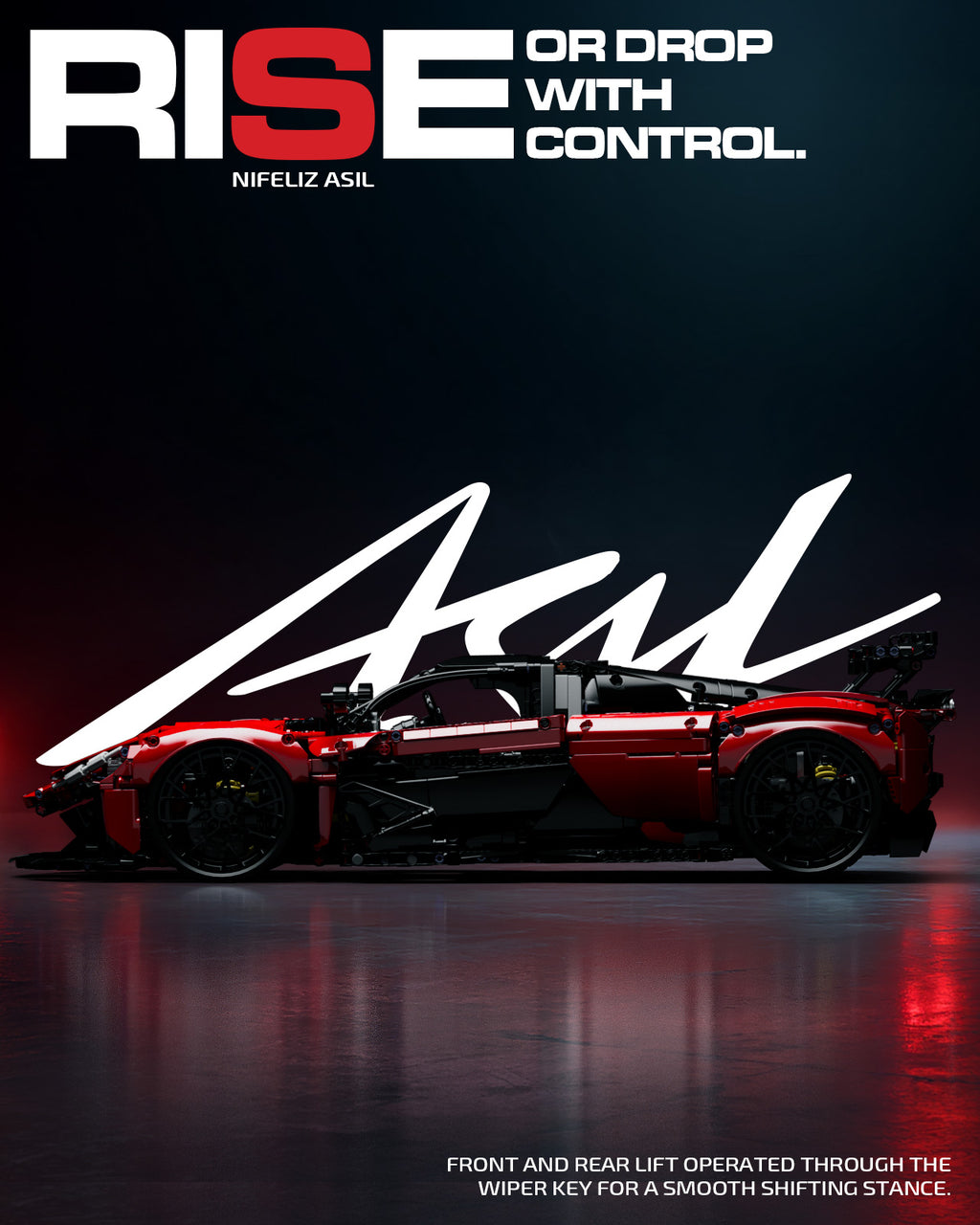 PRE-ORDER Nifeliz Asil Race auto bouwset