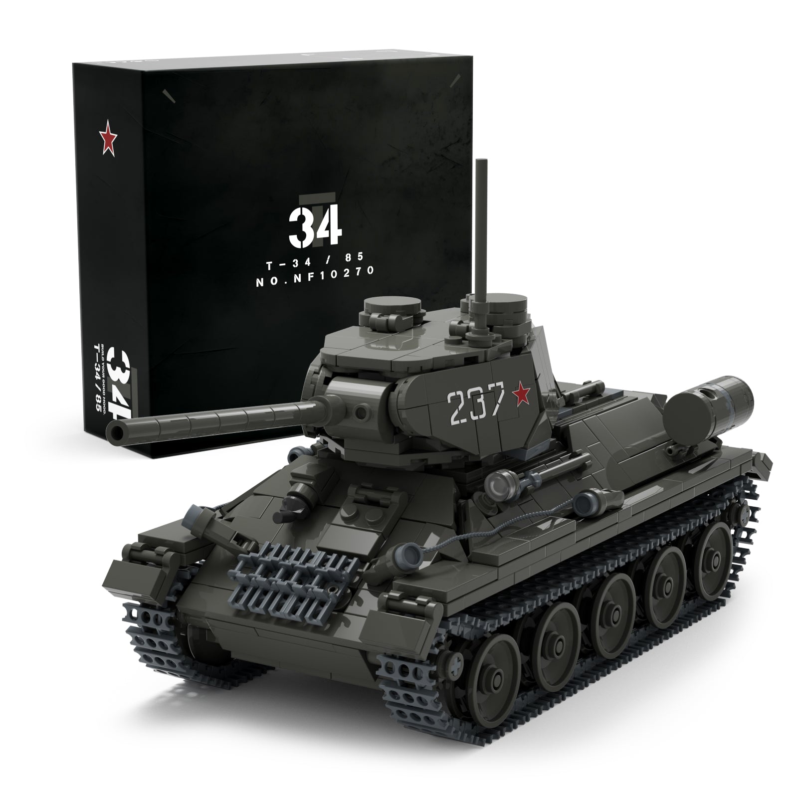 Nifeliz T34 Tank bouwset - Militair schaalmodel