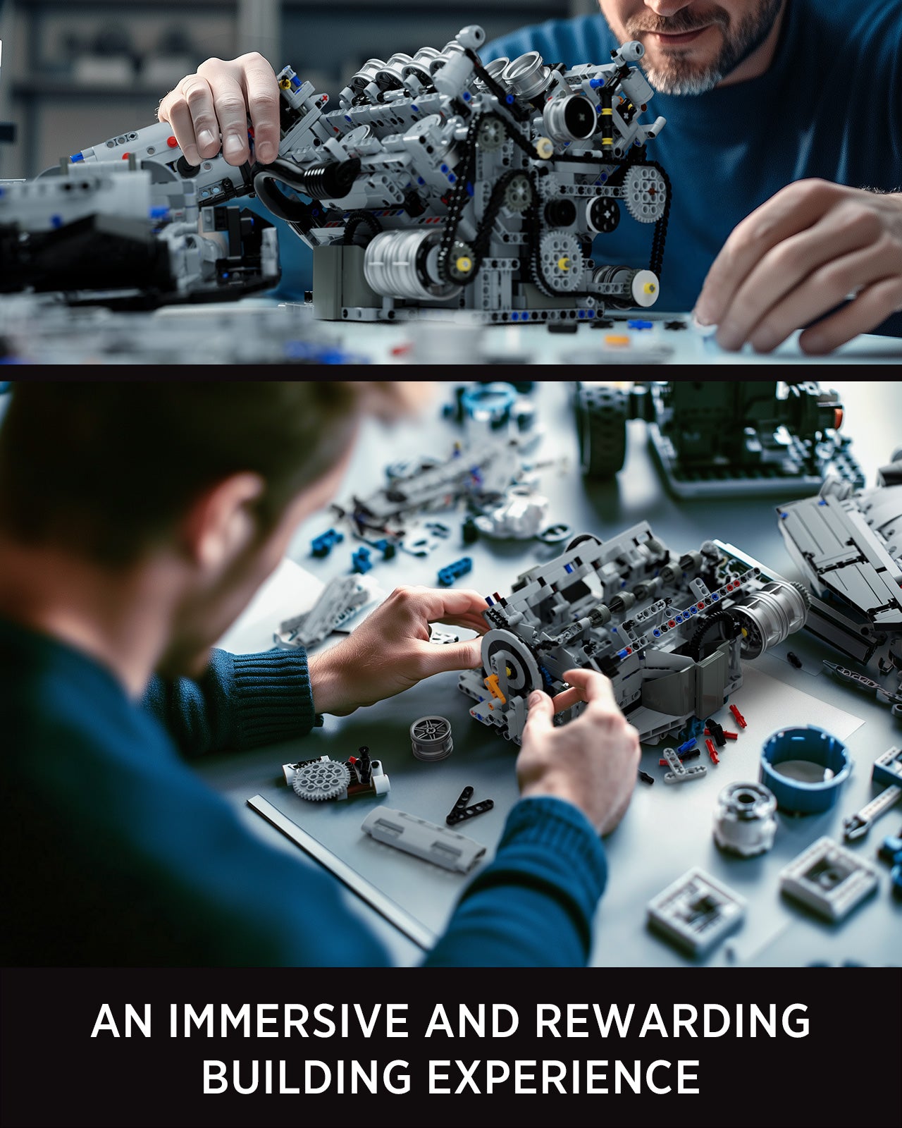 Nifeliz V8 Technic Motorblokbouwset