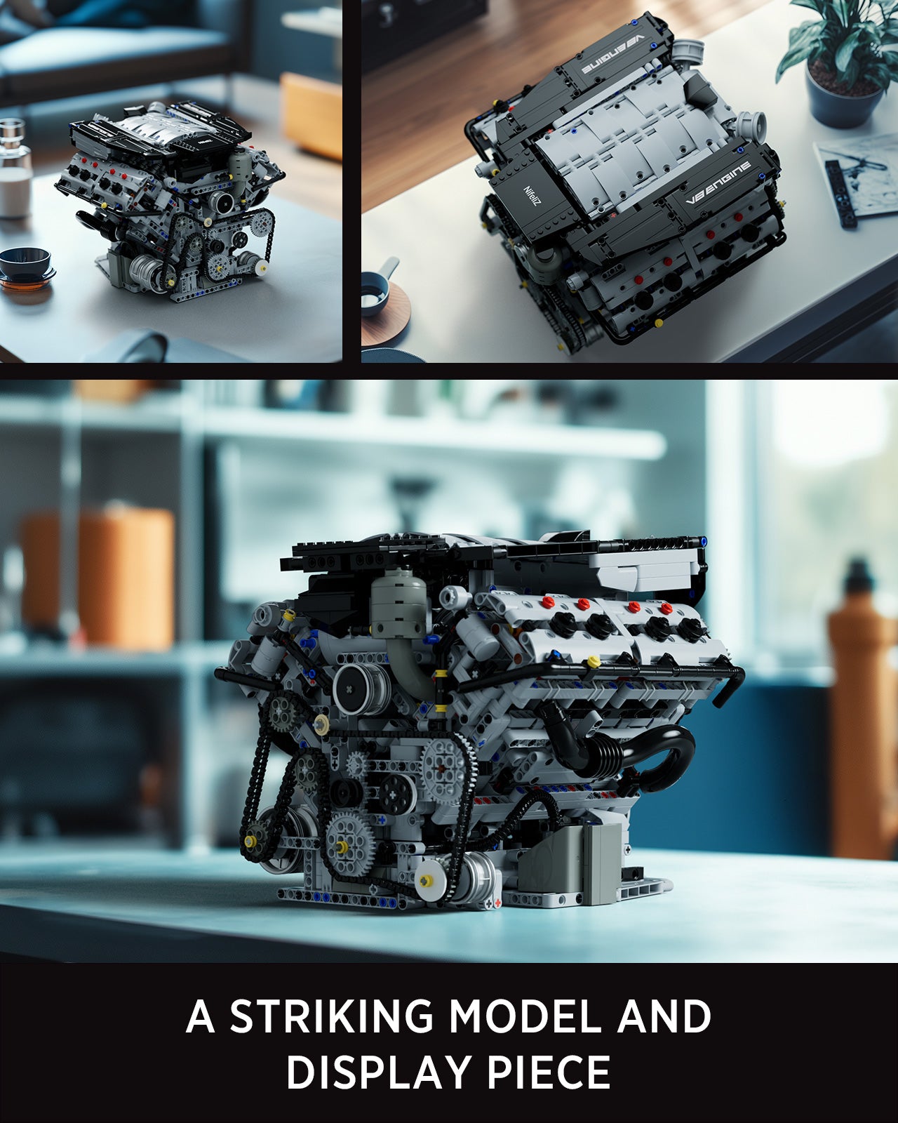 Nifeliz V8 Technic Motorblokbouwset