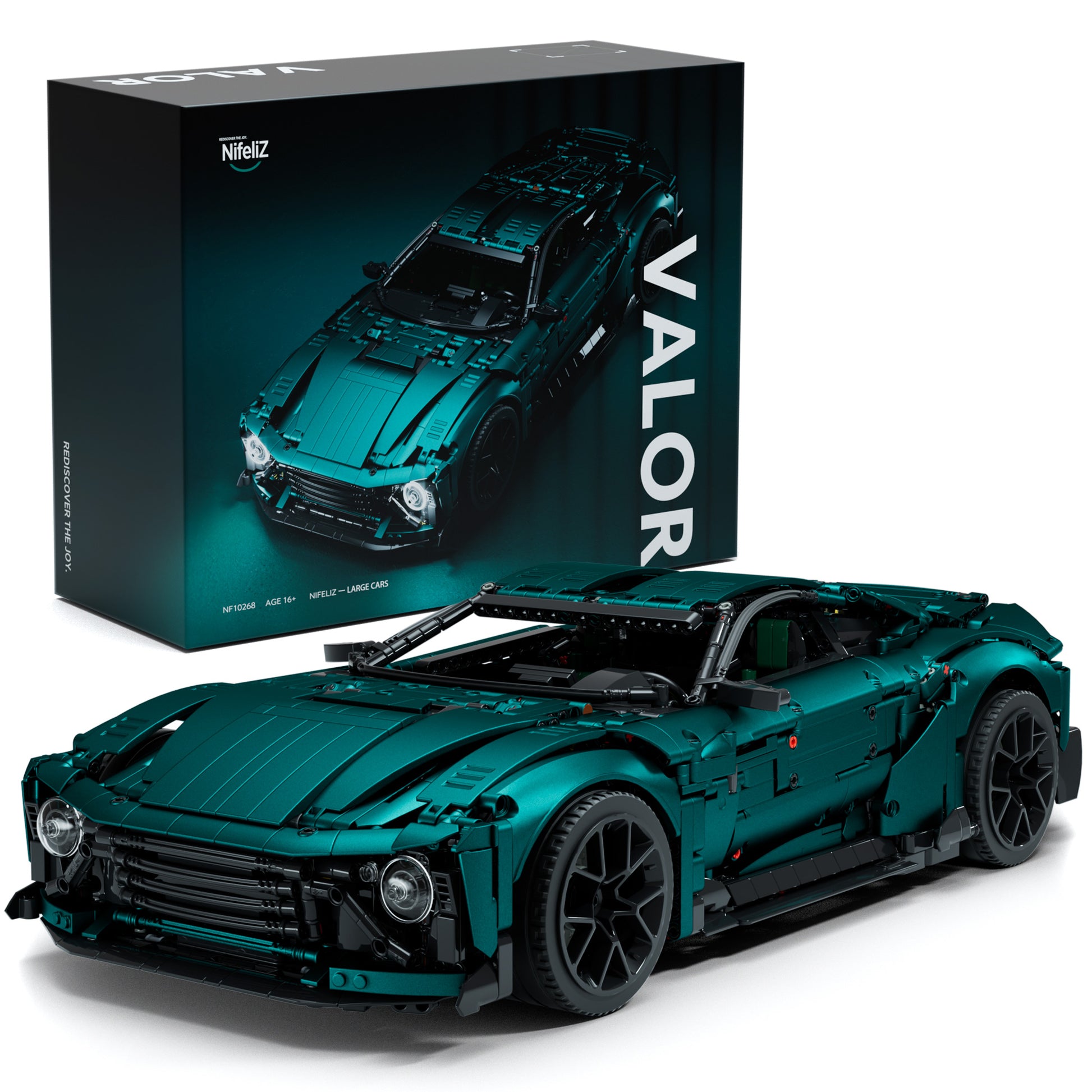 Nifeliz Valor schaalmodel Sportauto - Technic bouwset 1:8